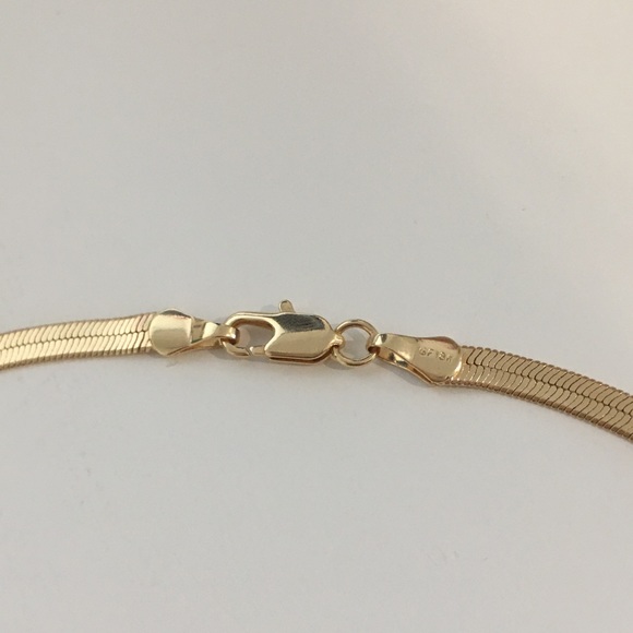 18K gold filled snake chain necklace 18” - Picture 2 of 4